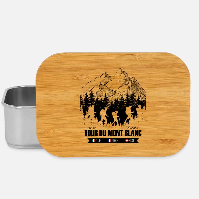 Tour du Mont Blanc - Boîte à goûter - argent