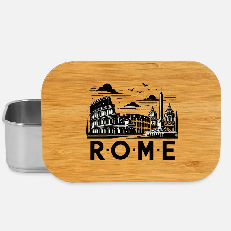 Rome - Lunch Box - silver