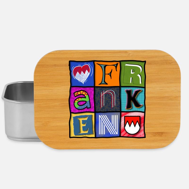 Franken - Pop-Art - Poster - Lunch Box - Silber