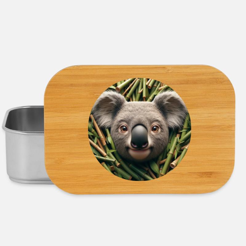 Koala dans le style d’animation - Boîte à goûter - argent