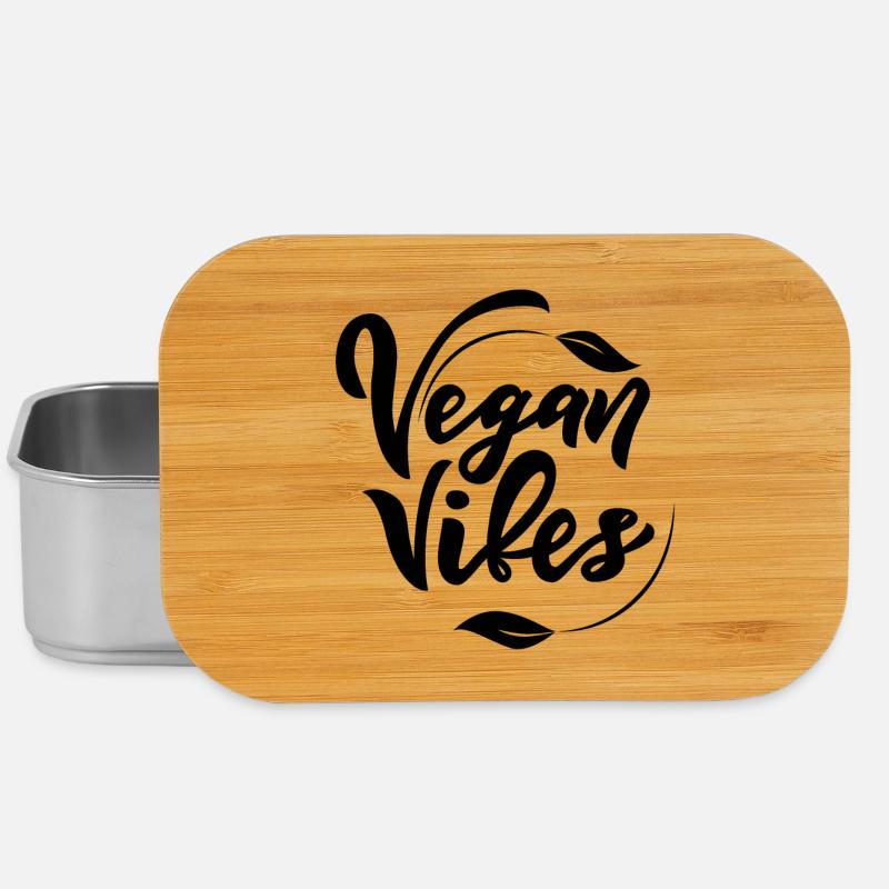 Vegan Vibes - Lunch Box - Silber