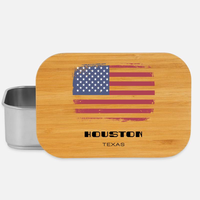 Houston, Texas, USA - Lunch Box - silver