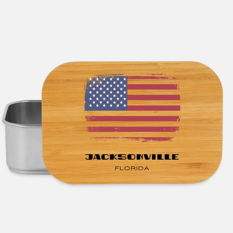 Jacksonville, Floride, États-Unis - Boîte à goûter - argent