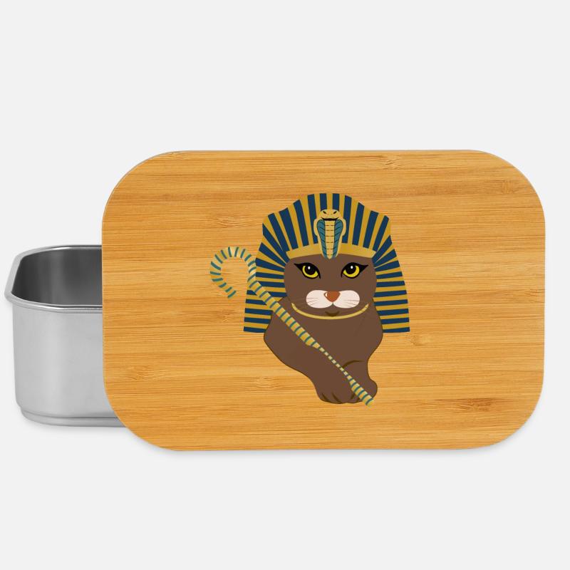 Pharaonen-Katze - Lunch Box - Silber