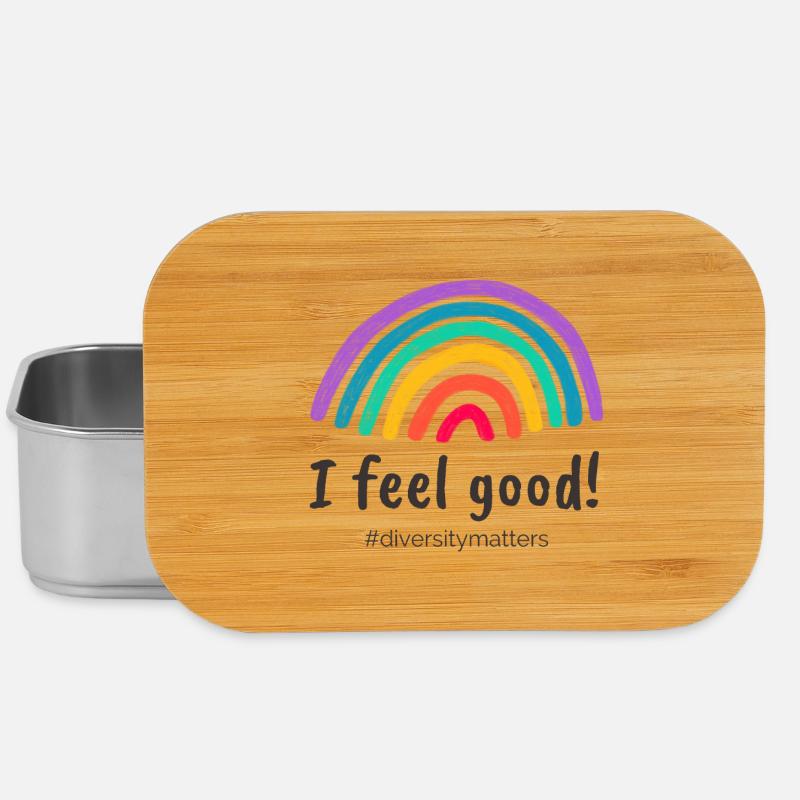 I feel good! #diversitymatters - Lunch Box - Silber