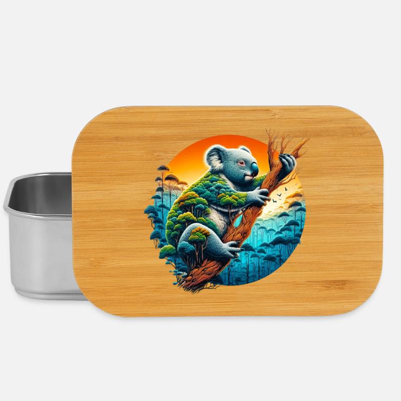 Koala - Lunch Box - Silber