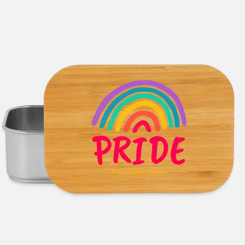 Pride pink #diversitymatters - Lunch Box - Silber