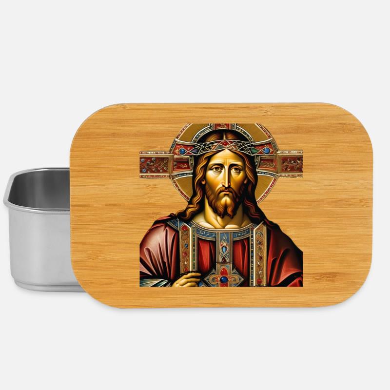 Croix de Jésus - Boîte à goûter - argent