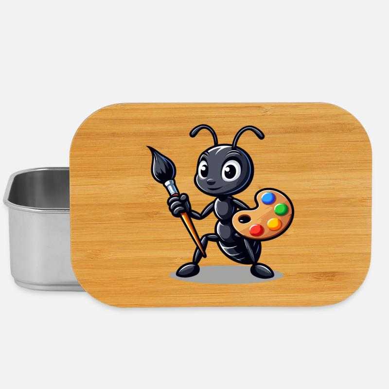 Artisan Ant: The Insect Illustrator - Lunch Box - silver