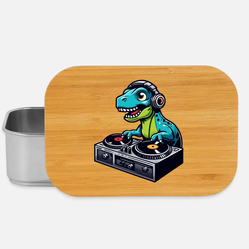 Dino Decks: The Mesozoic Music Master - Lunch Box - silver
