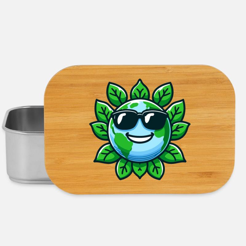Cool Planet: The Eco-Friendly Earth - Lunch Box - silver