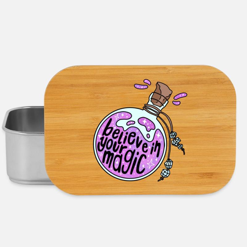 Believe in your magic - Lunch Box - silver