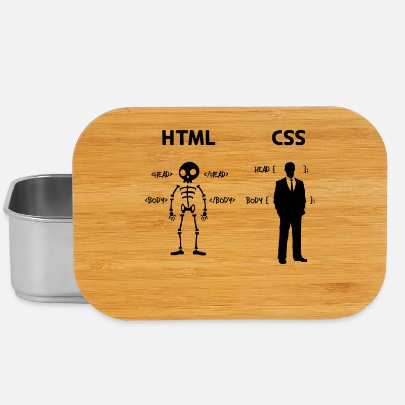 Developer Programmierer Coden Css Skripting Code - Lunch Box - Silber