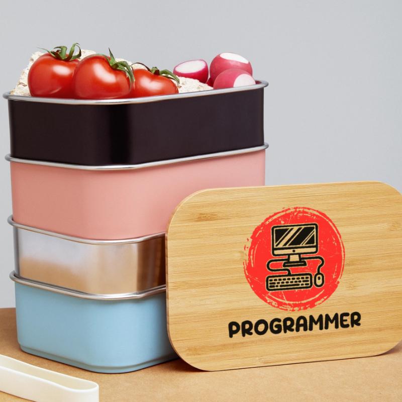 Computer Developer Programmierer Code Skripting Lunch Box