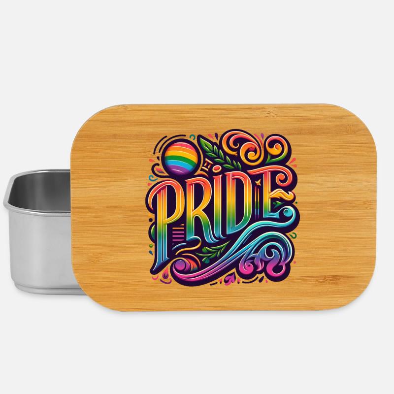 Feiern Sie Liebe und Vielfalt mit Pride, LGBTQ+ - Lunch Box - Silber