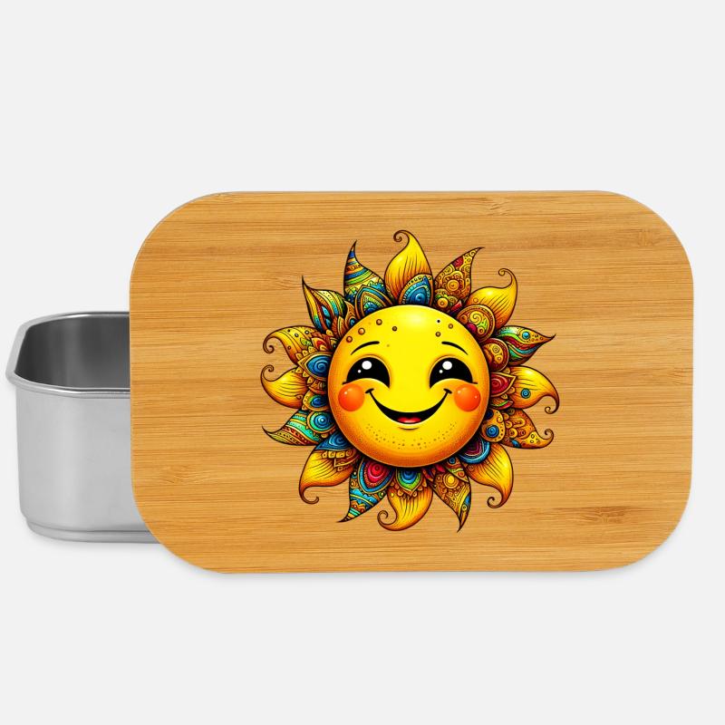 Sonne - Lunch Box - Silber