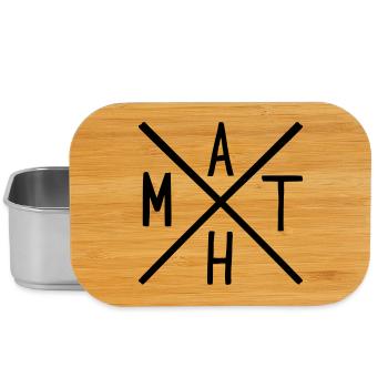 Math - Lunch Box - silver - Front