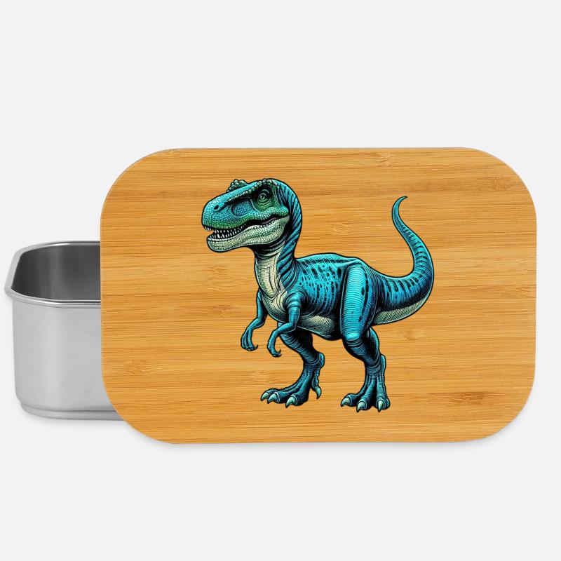 Dinosaure - Boîte à goûter - argent