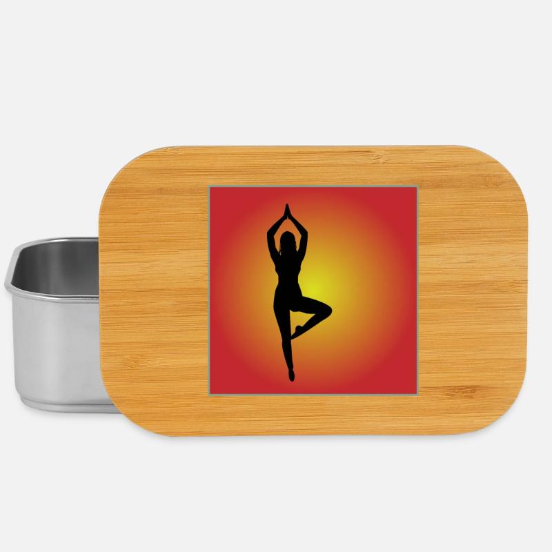 Silhouette Quadrat - Lunch Box - Silber