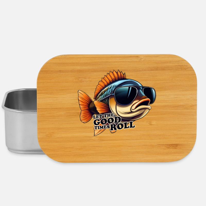 Poisson Let the good times roll - Lunch Box - silver
