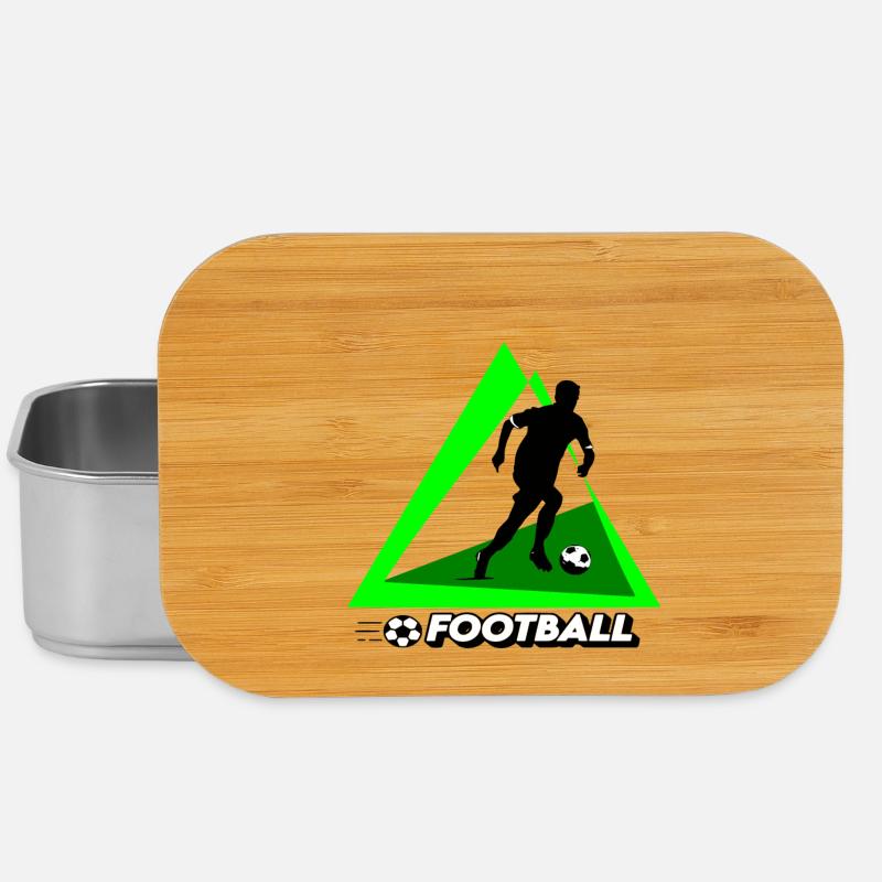 Football - Boîte à goûter - argent
