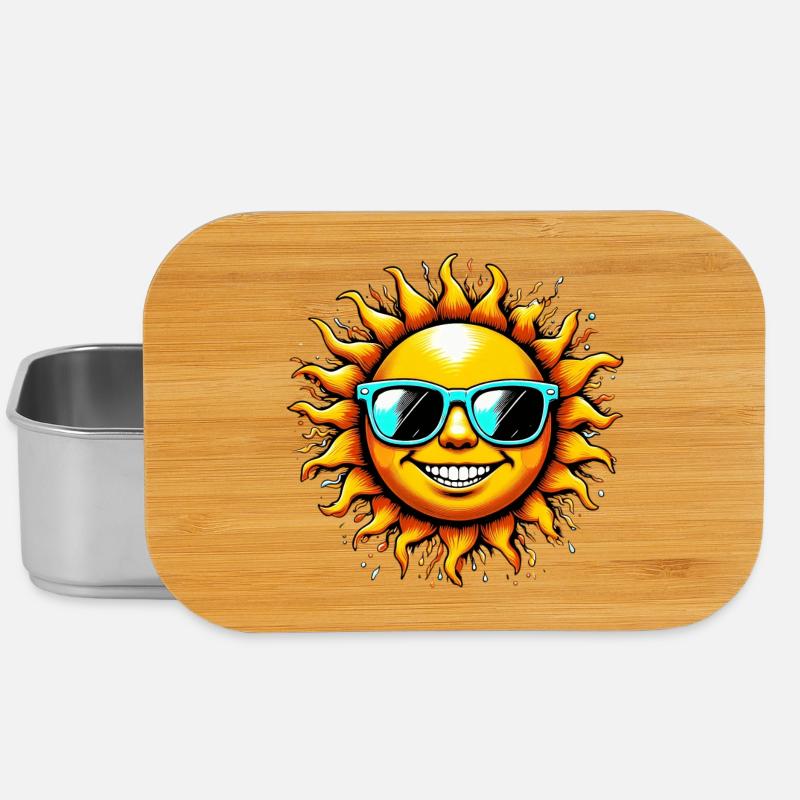 Sonne - Lunch Box - Silber