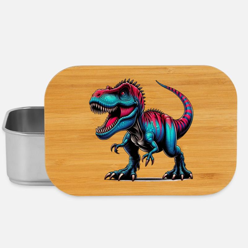Dinosaurier - Lunch Box - Silber