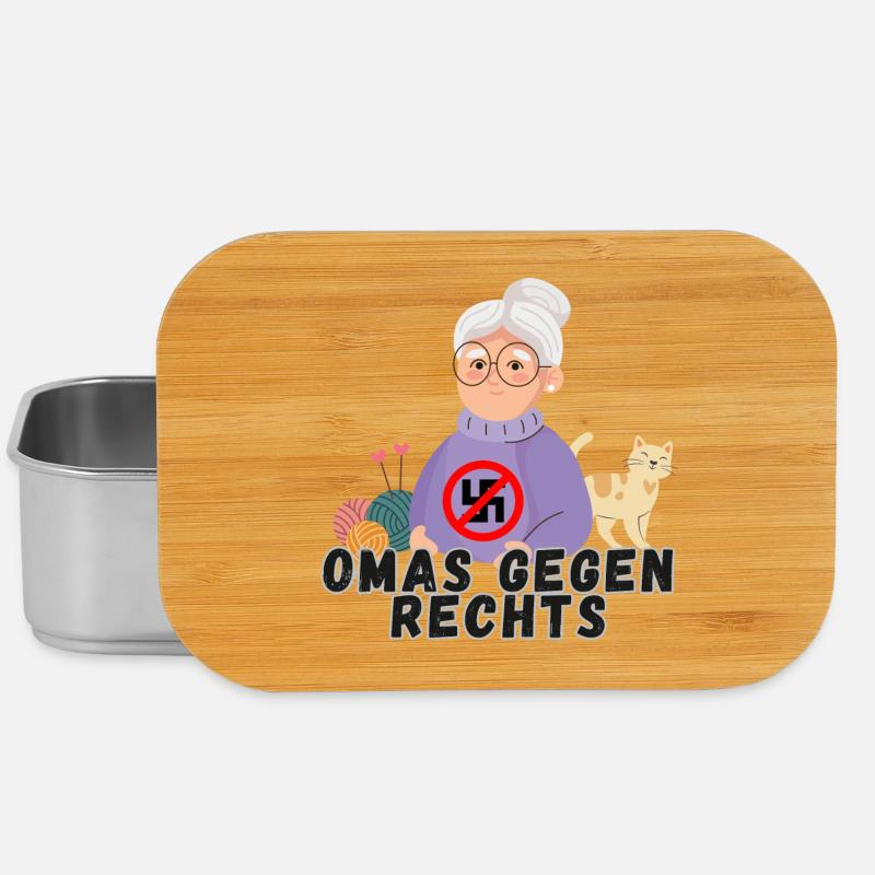Omas gegen Rechts - Lunch Box - Silber