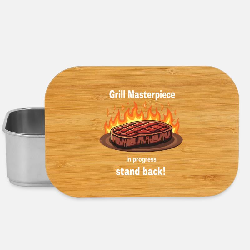 Grill Masterpiece in Progress - Lunch Box - silver