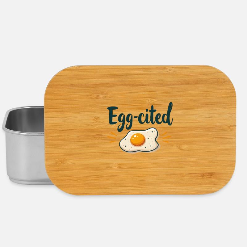 Egg-cited - Lunch Box - Silber