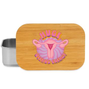 Huge Uterus Energy – Power & Empowerment - Lunch Box - silver - Front