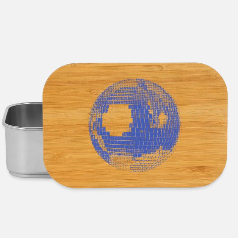 Disco Ball – Retro Party Vibes - Lunch Box - Silber
