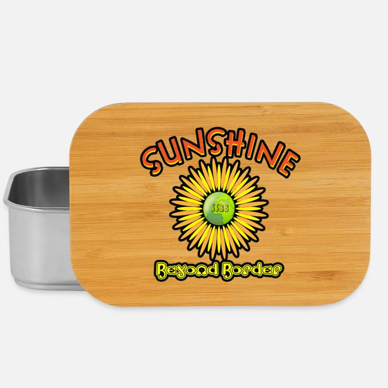 Sunshine Beyond Borders T-Shirt-Design - Lunch Box - Silber