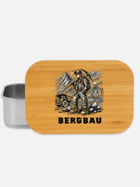 Harte Arbeit im Bergbau - Lunch Box - Silber