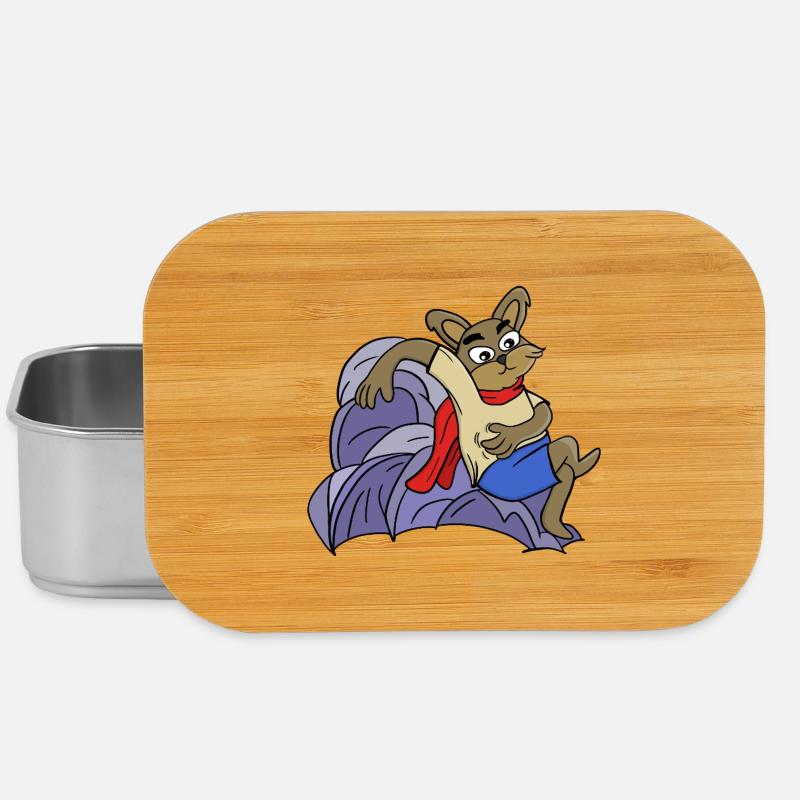 Schlauer Fuchs - Lunch Box - Silber