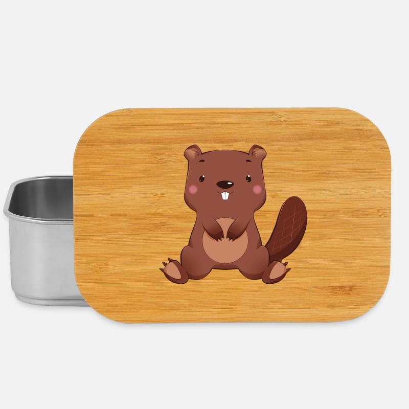 Biber - Lunch Box - Silber