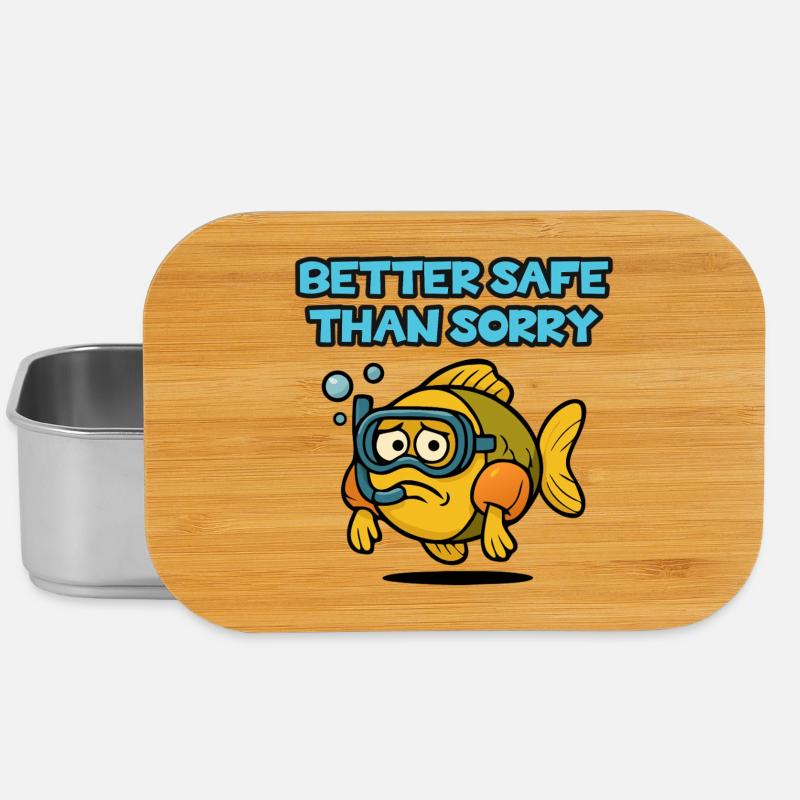 Sichere Tauchfische - Lunch Box - Silber