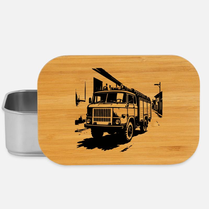 Feuerwehrkraft Ostlegende - Lunch Box - Silber