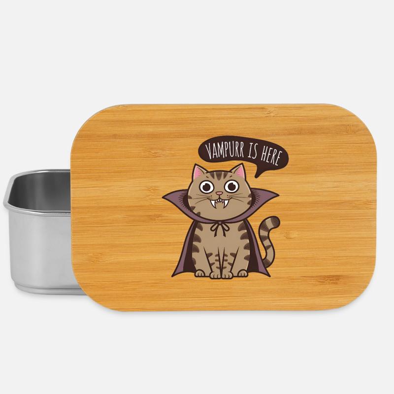 The vampire is here - Lunch Box - silver