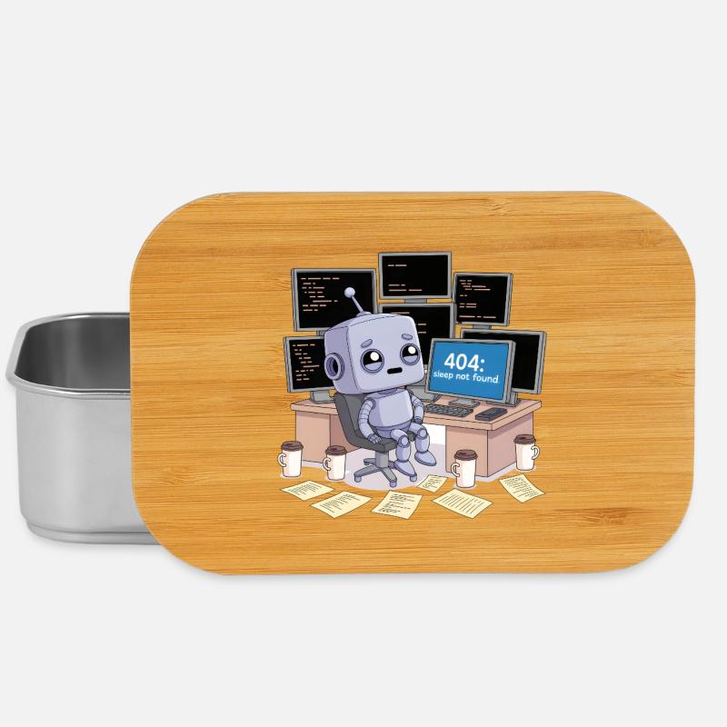 404: Sleep Not Found - Lunch Box - silver