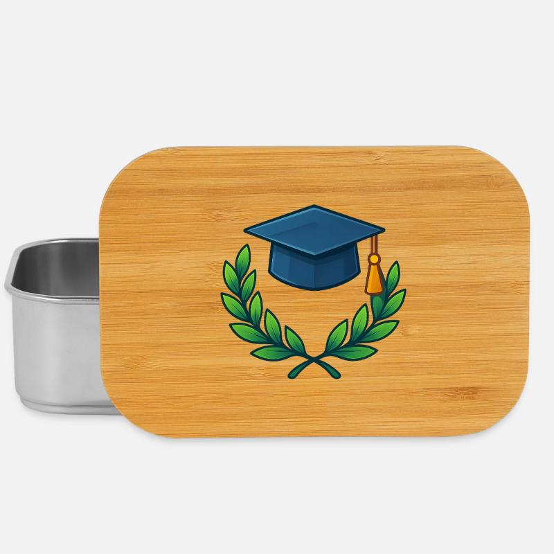 Diplôme académique Conception de couronnes - Boîte à goûter - argent