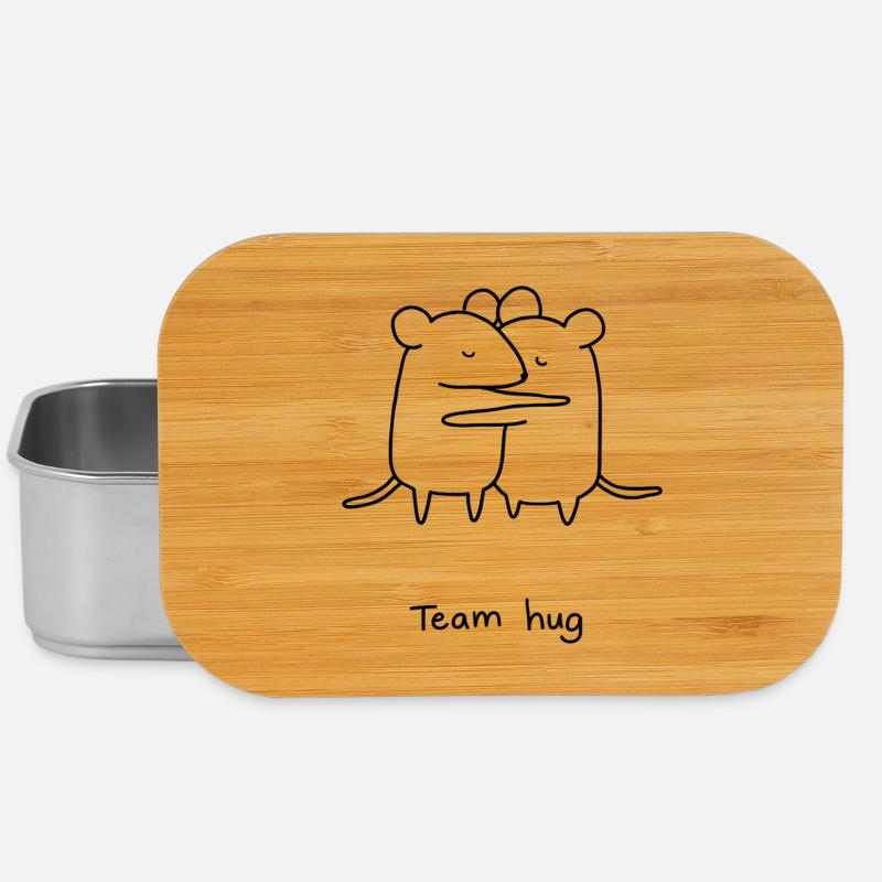 Team hug - Lunch Box - Silber