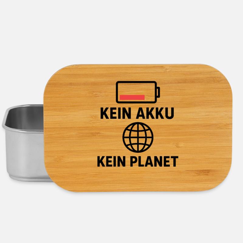 Eco-Conscious Statement T-Shirt - Lunch Box - silver