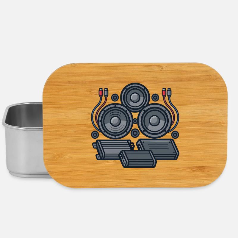 Gestaltung der Tontechnik - Lunch Box - Silber