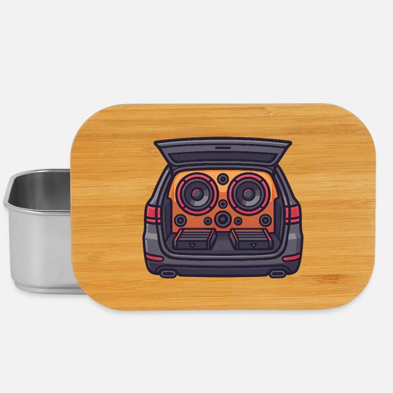 Design HiFi de voiture - Boîte à goûter - argent