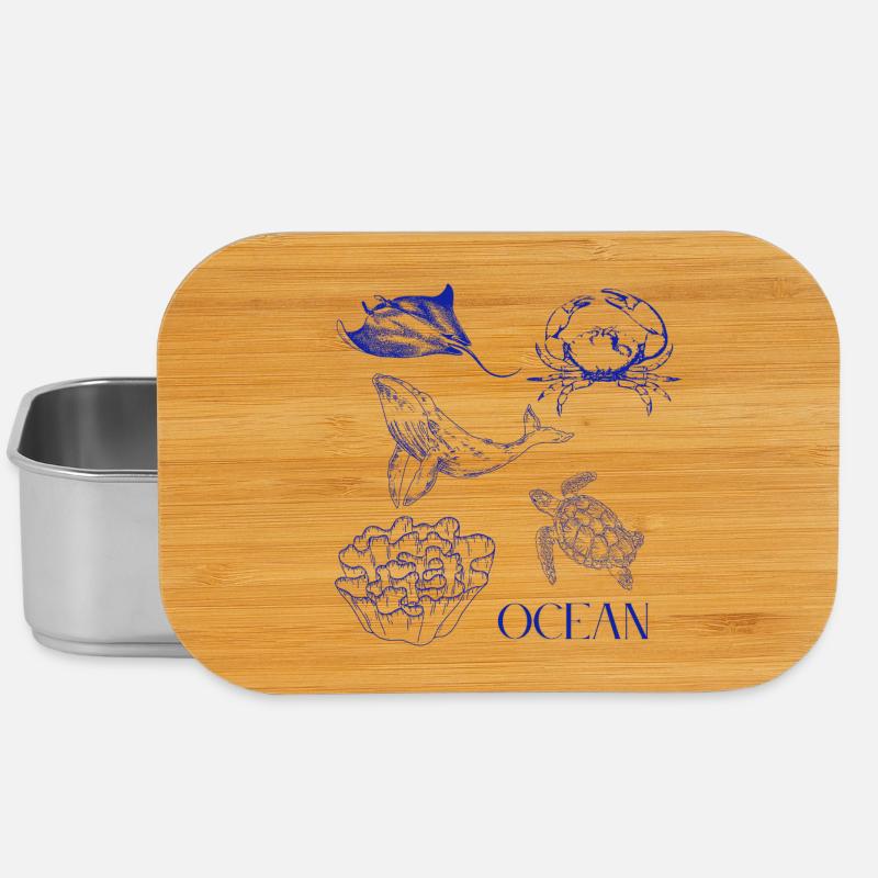OCEAN WAVE - Lunch Box - Silber