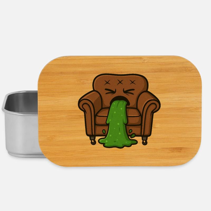 couchi kotzt - Lunch Box - Silber