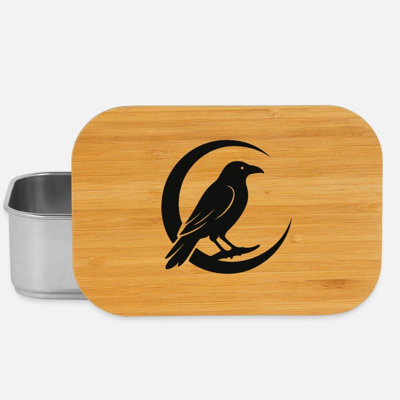 Moon Raven - Lunch Box - Silber