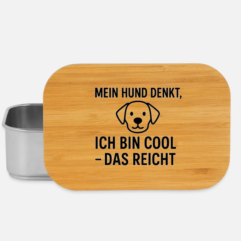 Mein Hund denkt ich bin Cool - Lunch Box - Silber