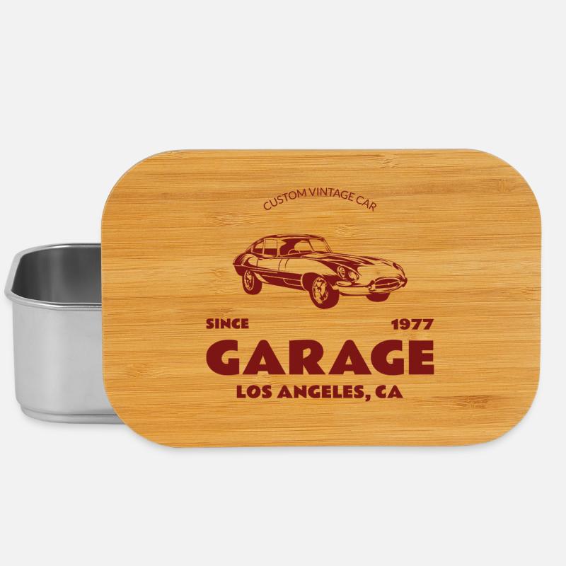 Custom Oldtimer – Garage Los Angeles - Lunch Box - Silber